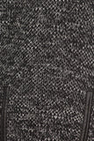 HA-1126 Women's Crochet Black/Metallic Thread Cardigan with Pockets