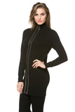 HH-4704 Women's Zip-Up Long Sleeve Cardigan