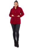 HMT-5819  Women's Fuzzy Cardigan Coat With Pockets