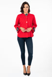 HMT-1916 Women's Knit Embellished Cardigan Coat