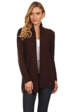 HMT-4001 Women's Knit Open Front Cardigan