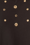 HMT-5087 Women's Solid Eyelet Embellished Tunic Top (O/S)