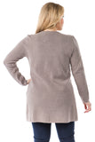 HMT-5102 Women's Knit One Closure Button Cardigan with Pockets