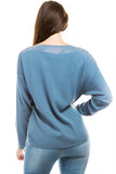 HMT-5122 Women's Knit Embellished Tunic Top