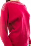 HMT-5122 Women's Knit Embellished Tunic Top