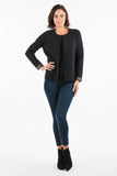 HMT-5124 Women's 2pcs Set Knit Cardigan and Sleeveless Top