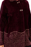 HMT-6002 Women's Fuzzy Cardigan Coat With Pockets