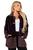 HMT-6002 Women's Fuzzy Cardigan Coat With Pockets