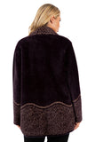 HMT-6002 Women's Fuzzy Cardigan Coat With Pockets