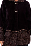 HMT-6002 Women's Fuzzy Cardigan Coat With Pockets