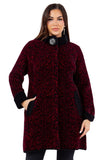 HMT-8039  Women's Fuzzy Long Coat With Pockets