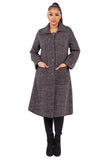 HMT-8806 Women's Thick Knit Cardigan Coat with Pockets One Size