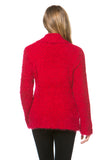 HS-1324 Women's Popcorn Knit Cardigan with Long Sleeves