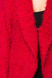 HS-1324 Women's Popcorn Knit Cardigan with Long Sleeves