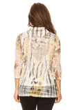 HSW-4610 Women's 2pc Set Sleeveless Top and Cardigan