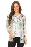 HSW-4610 Women's 2pc Set Sleeveless Top and Cardigan