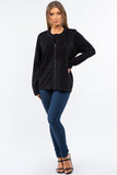 RED-12 Women's 2pc Set Embellished Cardigan with Sleeveless Top