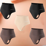 5Pcs High Waist Seamless Bodyshaper Thong Panties | Anti-Bacterial G-String Women's Shapewear Lingerie