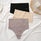 5Pcs High Waist Seamless Bodyshaper Thong Panties | Anti-Bacterial G-String Women's Shapewear Lingerie