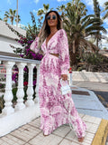 Long Maxi Dress With Cut Out