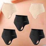 5Pcs High Waist Seamless Bodyshaper Thong Panties | Anti-Bacterial G-String Women's Shapewear Lingerie