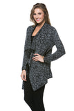 HT-4902 Long Sleeves, Open Cardigan