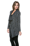 HT-4902 Long Sleeves, Open Cardigan