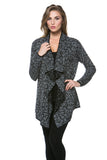 HT-4902 Long Sleeves, Open Cardigan
