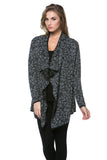HT-4902 Long Sleeves, Open Cardigan