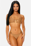Gold Ring two Piece Swimsuit