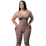 Bodysuit Shapewear Removable Bra With Snap Closure