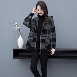 Short Hooded Plat Jacket