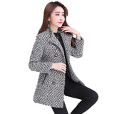 Elegant Wool Blends Women Winter Coat