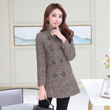 Elegant Wool Blends Women Winter Coat