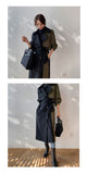 Belted Trench Long Coat