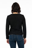 CRD-02244 Women's Crinkle Zip-Up Cardigan Jacket