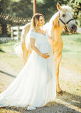 Chiffon Maternity Photography Pregnancy Dress