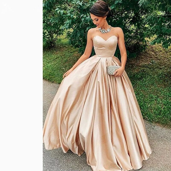Puffy Casual Formal Prom Dress