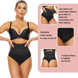 LANFEI High Waist Slimming Shaper Thong Panties for Women Tummy Control Postpartum Sexy Boyshort Butt Lifter Sheath Belly Briefs