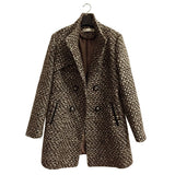 Elegant Wool Blends Women Winter Coat