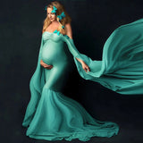 Bodycon Maternity Maxi Dress