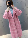 Cashmere Woolen Plaid Coat