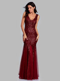 Formal Sequin Dress With Flair