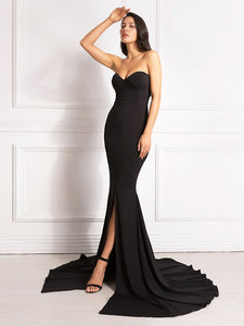 Long Maxi Dress with Side Slit