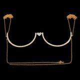 Body Necklace Bra Chain Double Pendant