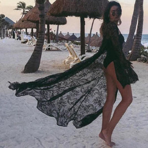 Lace beach cover Up