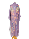 Lace Splicing See-Through Bohemian Long Cover Up