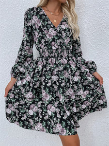 Floral Short Spring Dress