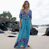 Great Looking Boho Dress with Slit